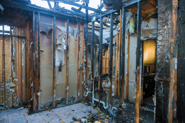 Professional Fire Damage Removal technician working in Southport, CT